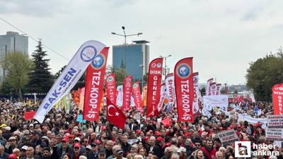 Başkentte emekçiler 1 Mayıs'ı yoğun katılımla kutladı