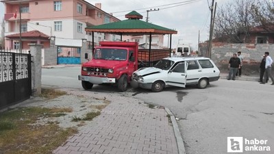 Çorum'da kamyon ve otomobil çarpıştı: 1 kişi hayatını kaybetti