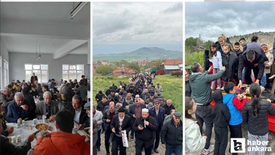 Beypazarı'nda yağmur ve şükür duası yapıldı