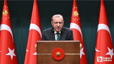 Cumhurbaşkanı Erdoğan ayın ilk kabine toplantısında alınan kararları açıkladı