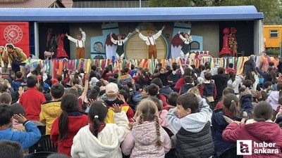 Ankara'dan yola çıkan Tiyatro Treni'nin ilk durağı Kabük oldu