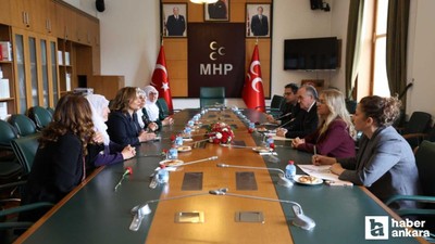 Barış anneleri, Ankara'da MHP'yi ziyaret etti