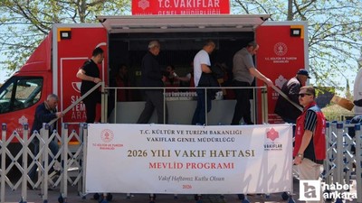 Ankara'da Vakıflar Hatfası'na özel mevlit programı düzenlendi