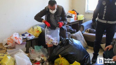 Etimesgut'ta çöp ev müdahelesi: Ekipler seferber oldu!