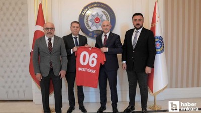 Gençlerbirliği’nden Ankara İl Emniyet Müdürü Yüksek’e ziyaret