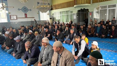 Beypazarı'nda yağmur ve şükür duası yapıldı