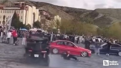 Çankırı'da modifiye araç fuarında trafik kazası: 1 yaralı