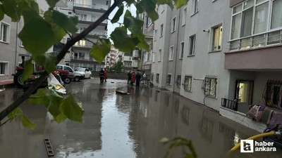 Çankırı'da kuvvetli sağanak hayatı felç etti, ev ve iş yerlerini su bastı