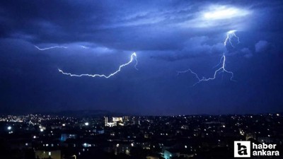 Kırıkkale için gök gürültülü kuvvetli sağanak uyarısı