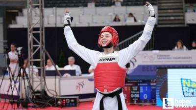Avrupa Tekvando Şampiyonası'nda bir altın da Merve Dinçel’den geldi