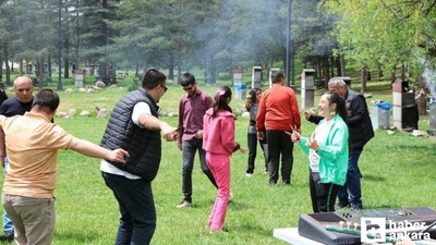 Pursaklar'da özel gereksinimli çocuklar için piknik düzenlendi