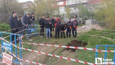 Yozgat'ta evler arasında obruk oluştu!