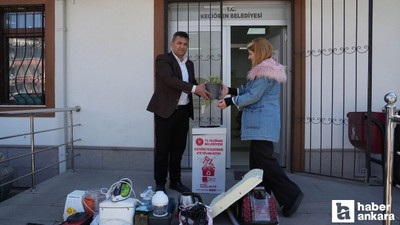 Keçiören'de başlatılan Elektronik Atık Toplama Kampanyası'na yoğun ilgi