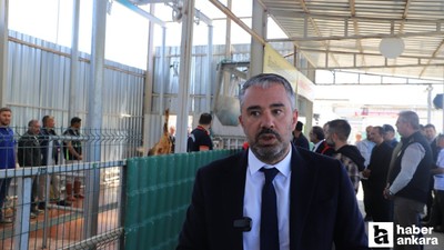 Başkan Çetin, kurban pazarı ve kesim alanlarını inceledi