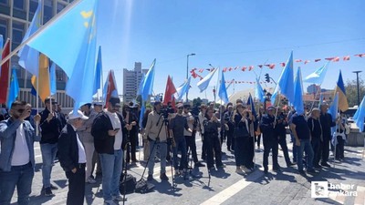 Kırım Tatar Sürgünü’nün 82. yılı Ulus Meydanı'nda anıldı