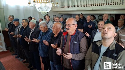 Beypazarı'nda vatandaşlar yağmur duasına çıktı