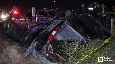 Kırıkkale'de hafif ticari araç şarampole devrildi: 1 ölü, 3 yaralı