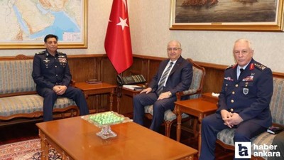 Bakan Güler, Pakistan Hava Kuvvetleri Komutanı Sidhu’yu kabul etti
