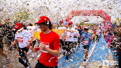 ABB'nin düzenlediği Ankara Yarı Maratonu ve Halk Koşusu yapıldı