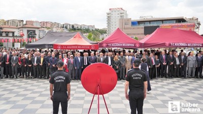 Keçiören’de 19 Mayıs coşkusu çelenk sunma töreniyle başladı