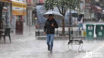 Başkentte kuvvetli sağanak yağış akşam saatlerine kadar sürebilir!