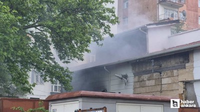 Yenimahalle'de çıkan trafo yangını korkuttu