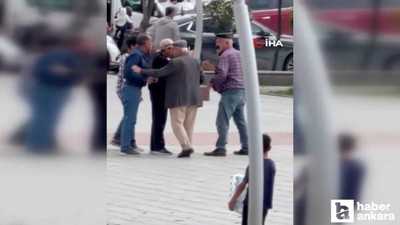 Sincan'da iki yaşlı adam parkta tekmeli yumruklu kavga etti