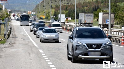 'Kilit kavşak'ta bayram yoğunluğu devam ediyor