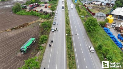 Ankara'dan yola çıkan tur otobüsü devrildi: 46 kişi yaralandı!