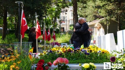 Şehit aileleri ve gazi yakınları Cebeci Askeri Şehitliği'ni ziyaret etti
