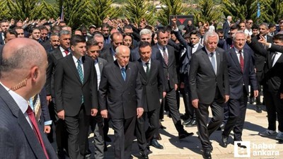 MHP Genel Başkanı Bahçeli, Ülkücü Şehitler Anıtı'nı ziyaret etti