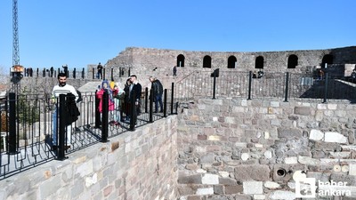 Ankara Kalesi'nde ziyaretçiler için düzenleme yapıldı