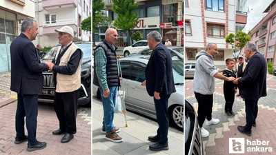 Başkan Çetin, ilçe sakinleriyle bayramlaştı