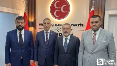 Sincan Belediye Başkanı Murat Ercan, MHP'ye ziyarette bulundu
