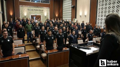 Keçiören Zabıtası'na mevzuat ve uygulama eğitimi!