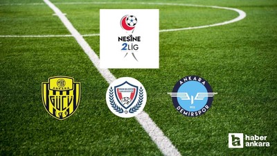 Nesine 2. Lig'de Ankara takımlarının rakipleri belli olacak!