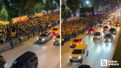 Megastar Tarkan'ın Ankara konserinin ardından izdiham oluştu