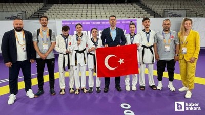 Milli tekvandocular, WT Başkanlık Kupası'nın ikinci gününde 17 madalya kazandı