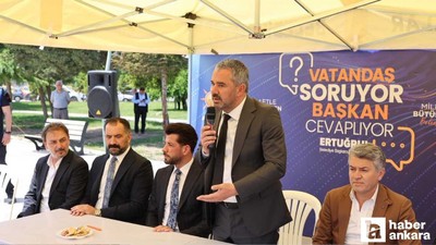 Vatandaş sordu, Pursaklar Belediye Başkanı Çetin yanıtladı