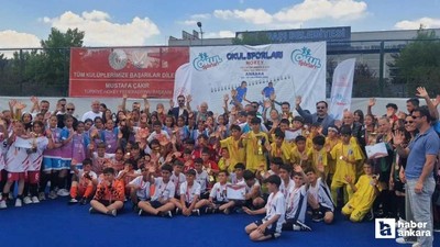 Beypazarı Akşemseddin Ortaokulu, çim hokeyinde Türkiye dereceleri kazandı