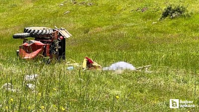 Çorum'da traktörün altında kalan sürücü hayatını kaybetti