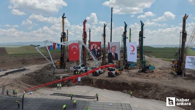 Çubuk'ta kurulacak Türk Kızılay Protürk Plazma İlaç Tesisi'nin temeli atıldı