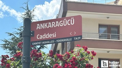 Ankaragücü tesislerinin bulunduğu caddenin adı "Ankaragücü Caddesi" oldu