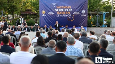 Sincan'da 'Vatandaş Soruyor, Başkan Cevaplıyor' programı düzenlendi