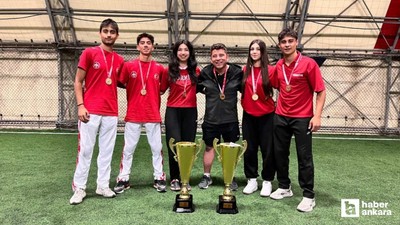 Krikette kızlarda ve erkeklerde Türkiye şampiyonları Ankara'dan çıktı