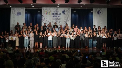 28. Türkiye Korolar Şenliği ödül töreni Ankara'da gerçekleştirildi