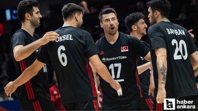 A Milli Erkek Voleybol Takımı, Kanada’yı mağlup etti