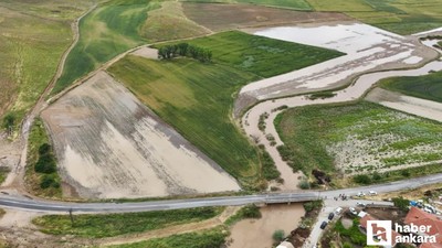 Yozgat'ta etkili olan doğu yağışı tarım alanlarına zarar verdi