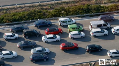 Ankara'da trafiğe kayıtlı araç sayısı 3 milyon 89 bin 991 oldu!