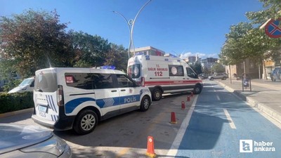 Çorum'da otomobil ile çarpışan motosikletin sürücüsü yaralandı